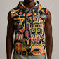 The Spirit of Africa Custom Sleeveless Hoodie - African Pride