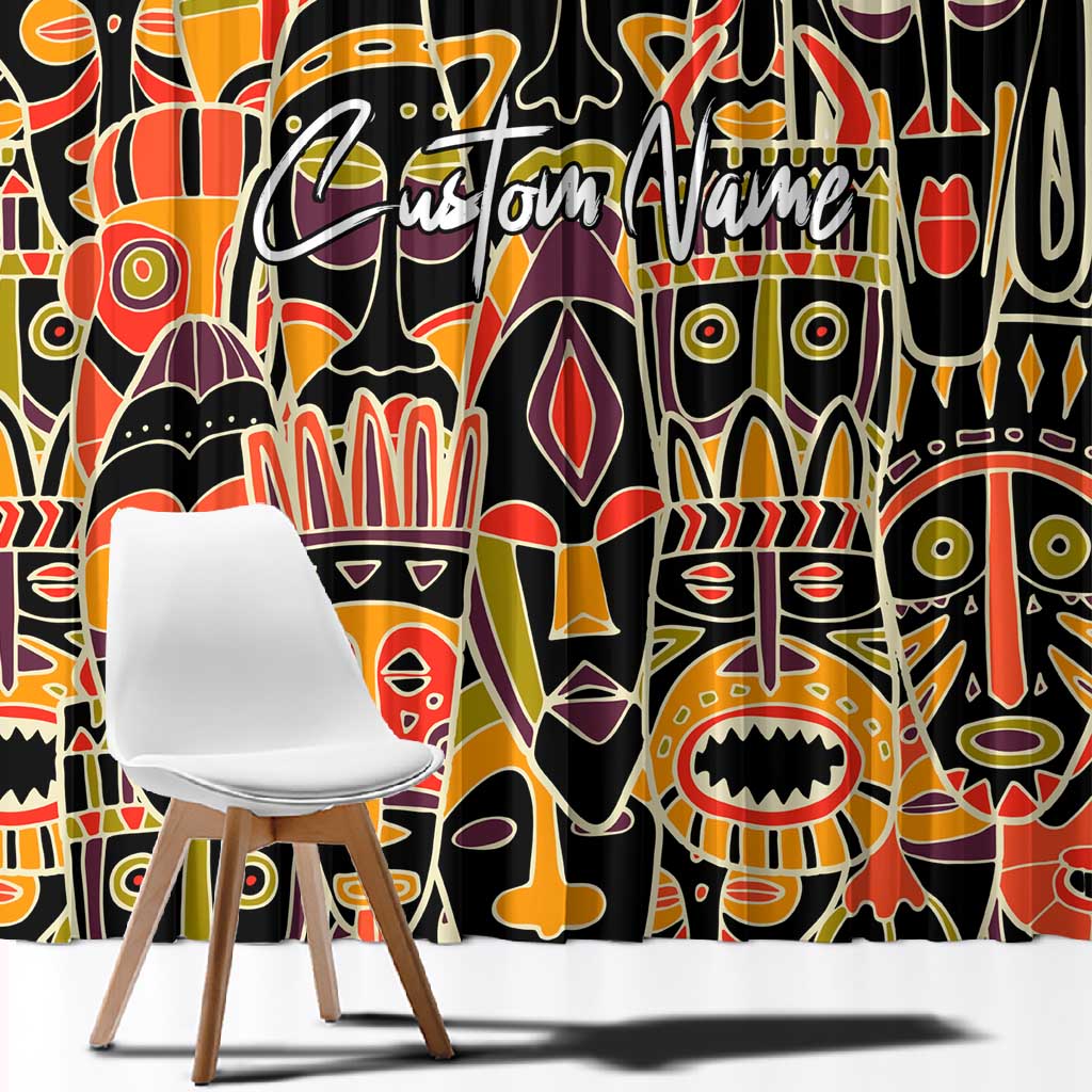 The Spirit of Africa Custom Window Curtain