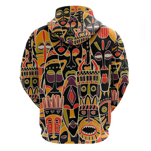 The Spirit of Africa Custom Zip Hoodie
