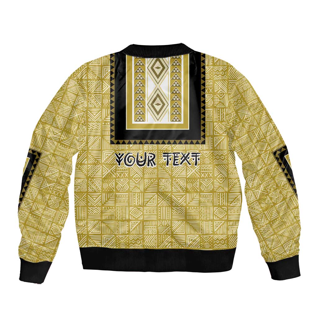 Personalized African Dashiki Bomber Jacket - Mudcloth Style