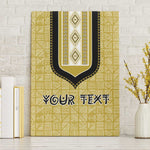 Personalized African Dashiki Canvas Wall Art - Mudcloth Style