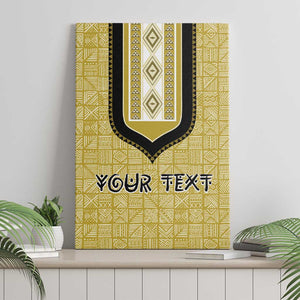 Personalized African Dashiki Canvas Wall Art - Mudcloth Style