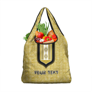 Personalized African Dashiki Grocery Bag - Mudcloth Style