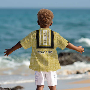 Personalized African Dashiki Kid Hawaiian Shirt - Mudcloth Style