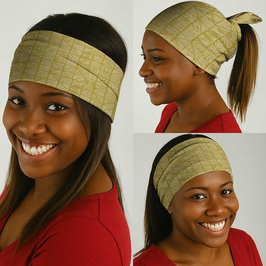 African Dashiki Neck Gaiter - Mudcloth Style - African Pride