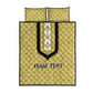 Personalized African Dashiki Quilt Bed Set - Mudcloth Style