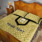 Personalized African Dashiki Quilt Bed Set - Mudcloth Style