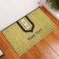 Personalized African Dashiki Rubber Doormat - Mudcloth Style
