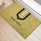 Personalized African Dashiki Rubber Doormat - Mudcloth Style