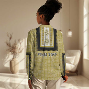 Personalized African Dashiki Women Casual Shirt - Mudcloth Style DT02
