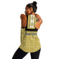 Personalized African Dashiki Women Racerback Tank - Mudcloth Style