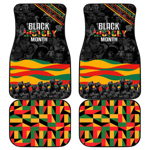 Personalized Black History Month Car Mats with African American Heroes
