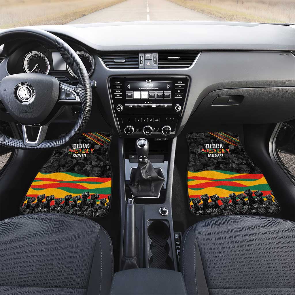 Personalized Black History Month Car Mats with African American Heroes