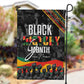 Personalized Black History Month Garden Flag with African American Heroes
