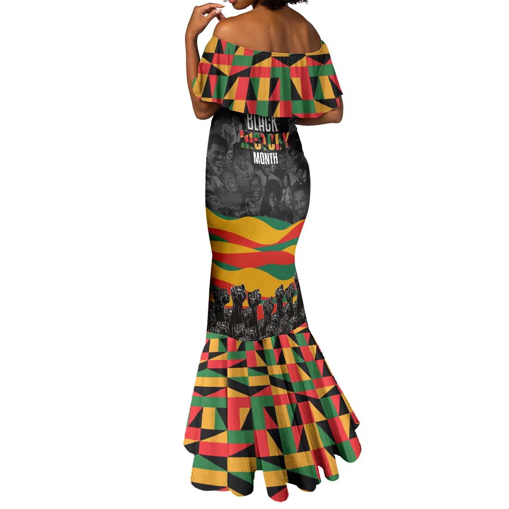 Personalized Black History Month Mermaid Dress with African American Heroes