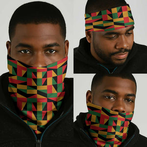 Black History Month Neck Gaiter with African American Heroes - African Pride