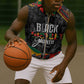 Personalized Black History Month Sleeveless Zip Hoodie with African American Heroes - African Pride