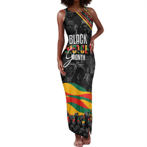 Personalized Black History Month Tank Maxi Dress with African American Heroes