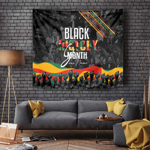 Personalized Black History Month Tapestry with African American Heroes
