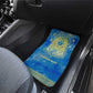 Personalized Egyptian Pharaoh Car Mats with Mandala and Eye of Horus in Blue
