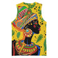 Personalized African Woman Basketball Jersey Tropical Style - African Pride