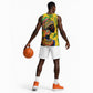 Personalized African Woman Basketball Jersey Tropical Style - African Pride