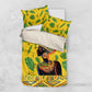 Personalized African Woman Bedding Set Tropical Style