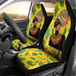 Personalized African Woman Car Seat Cover Tropical Style