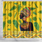 Personalized African Woman Shower Curtain Tropical Style
