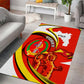 Ethiopia Tigray Area Rug Revolution Emblem Freedom Fighters and Flag