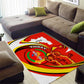 Ethiopia Tigray Area Rug Revolution Emblem Freedom Fighters and Flag