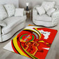 Ethiopia Tigray Area Rug Revolution Emblem Freedom Fighters and Flag