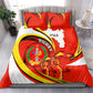 Ethiopia Tigray Bedding Set Revolution Emblem Freedom Fighters and Flag