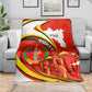 Ethiopia Tigray Blanket Revolution Emblem Freedom Fighters and Flag