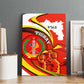 Ethiopia Tigray Canvas Wall Art Revolution Emblem Freedom Fighters and Flag