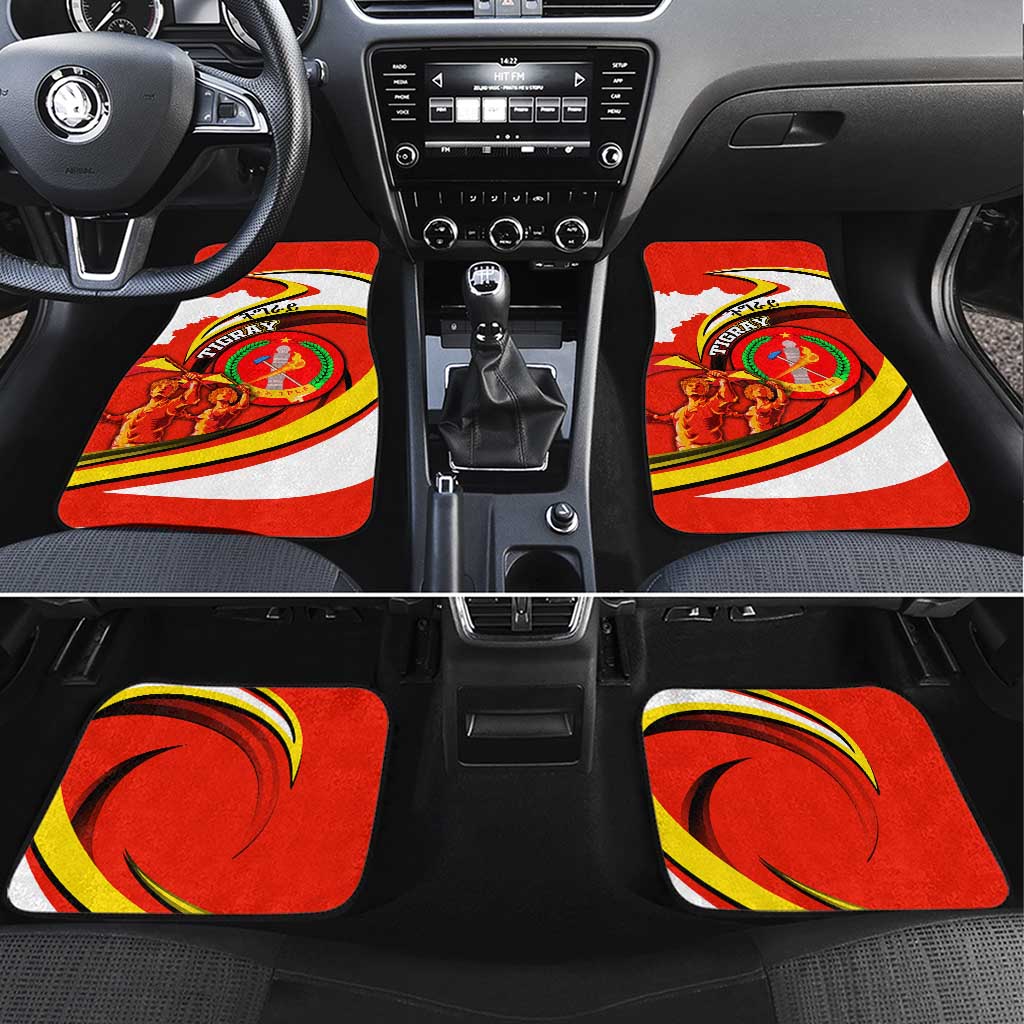 Ethiopia Tigray Car Mats Revolution Emblem Freedom Fighters and Flag
