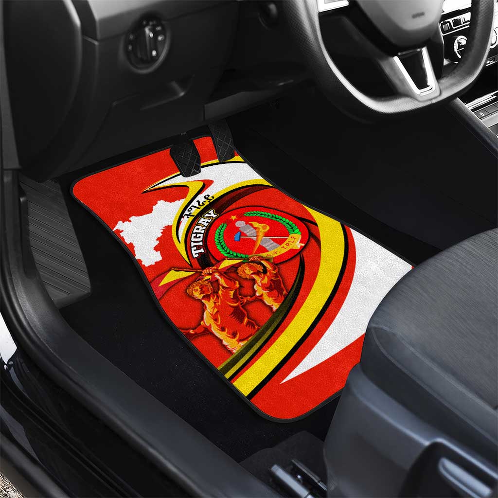 Ethiopia Tigray Car Mats Revolution Emblem Freedom Fighters and Flag