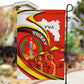 Ethiopia Tigray Garden Flag Revolution Emblem Freedom Fighters and Flag