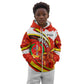 Ethiopia Tigray Kid Hoodie Revolution Emblem Freedom Fighters and Flag