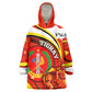 Ethiopia Tigray Kid Wearable Blanket Hoodie Revolution Emblem Freedom Fighters and Flag