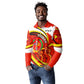 Ethiopia Tigray Long Sleeve Polo Shirt Revolution Emblem Freedom Fighters and Flag