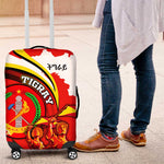 Ethiopia Tigray Luggage Cover Revolution Emblem Freedom Fighters and Flag