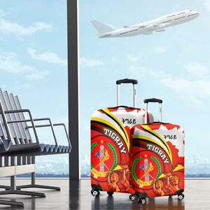 Ethiopia Tigray Luggage Cover Revolution Emblem Freedom Fighters and Flag