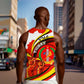 Ethiopia Tigray Men Tank Top Revolution Emblem Freedom Fighters and Flag