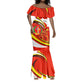 Ethiopia Tigray Mermaid Dress Revolution Emblem Freedom Fighters and Flag