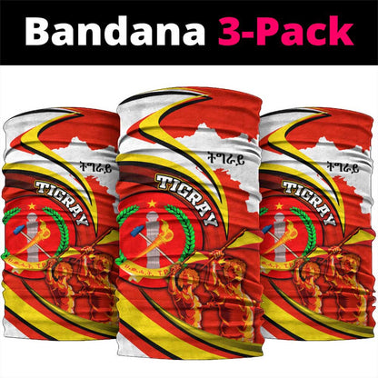 Ethiopia Tigray Neck Gaiter Revolution Emblem Freedom Fighters and Flag DT02