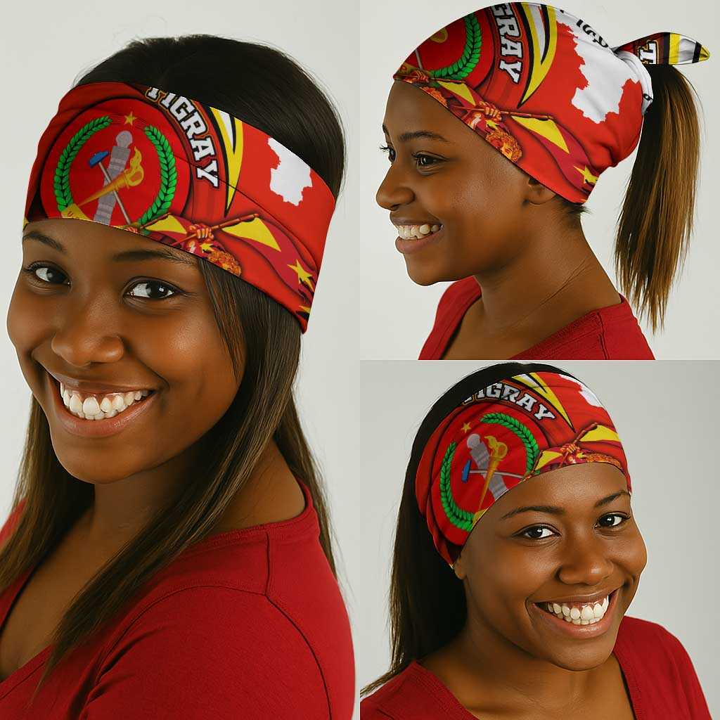 Ethiopia Tigray Neck Gaiter Revolution Emblem Freedom Fighters and Flag DT02