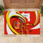 Ethiopia Tigray Rubber Doormat Revolution Emblem Freedom Fighters and Flag