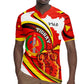 Ethiopia Tigray Rugby Jersey Revolution Emblem Freedom Fighters and Flag