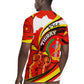 Ethiopia Tigray Rugby Jersey Revolution Emblem Freedom Fighters and Flag
